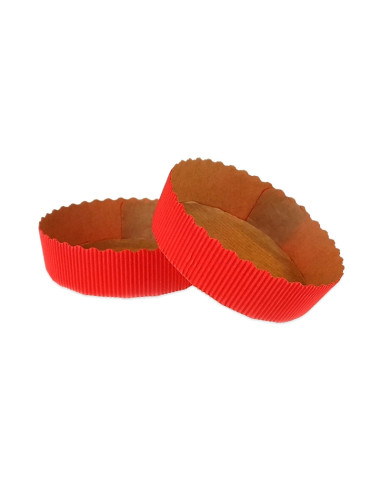 MOLDE REDONDO 100x30mm PK (50u) ROJOMoldes Papel