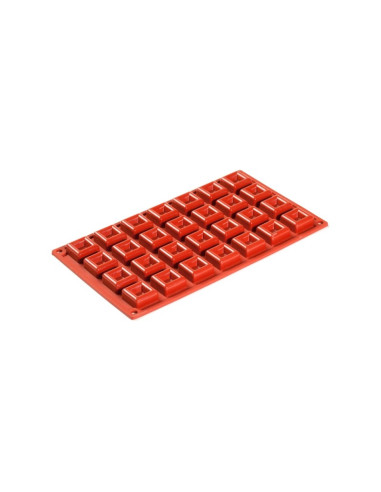 MOLDE DE SILICONA FR075 MICRO SAVARIN QUADRATO
