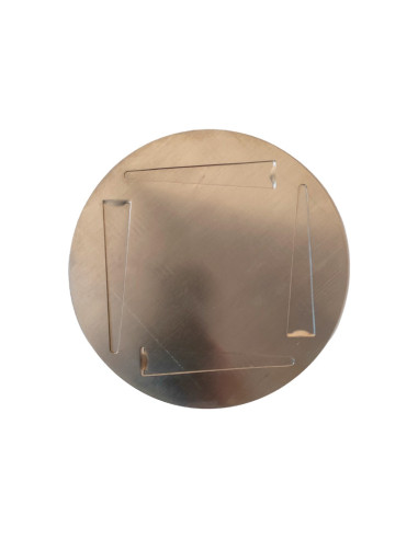 DISCO PORTA PASTEL PIES PLEGABLES ALUMINIO (10u)Expositores