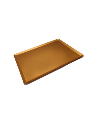 BANDEJA 300x400x10mm CÓNICA ANODIZADA OROAnodizadas