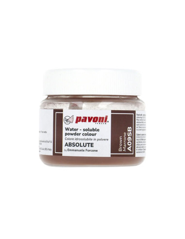 COLORANTE EN POLVO MARRÓN HIDROSOLUBLE 50gHidrosolubles Polvo