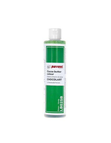 MANTECA DE CACAO VERDE PAVONI 200grMantecas de Cacao
