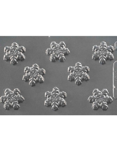 M. PVC COPO NIEVE PEQ (12i) 25x25mmFlores
