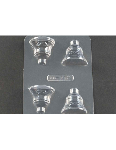 MOLDE PVC CAMPANAS 46x46mm (4c)Termoformado