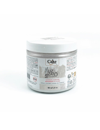 COLORANTE PLATEADO METALIZADO 40gMetalizado Polvo