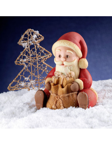 M. DS4075 DECOR SANTA CLAUS SENTADO 2p. DECOSILSilicona 3D