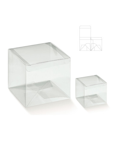 EST.TRANSP 100x100x160 PK (10u) AUTOMATICOEstuches Transparentes