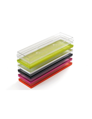 BANDEJA SMALL TOTAL TRANSP. 109x390x32mmSilicona 30x17,5