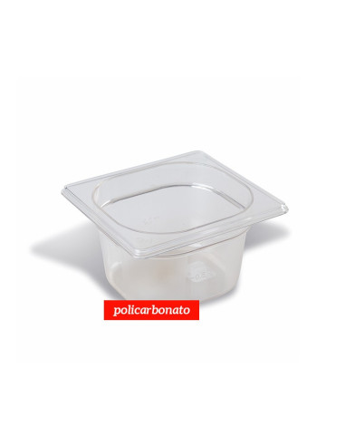 CUBETA GN 1/6 176x162 mm POLICARBONATOGastronorm policarbonato