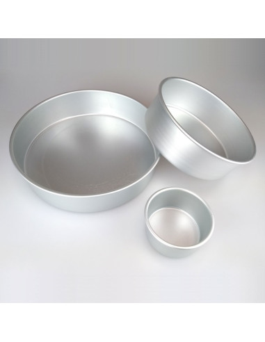 MOLDE CILINDRICO 10x6 cm ALUMINIOMoldes